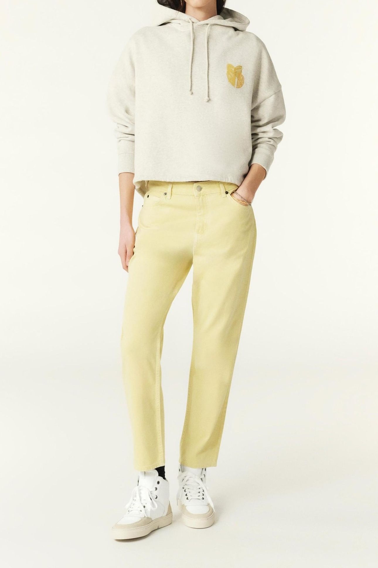 PANTALON FEVA JAUNE 3