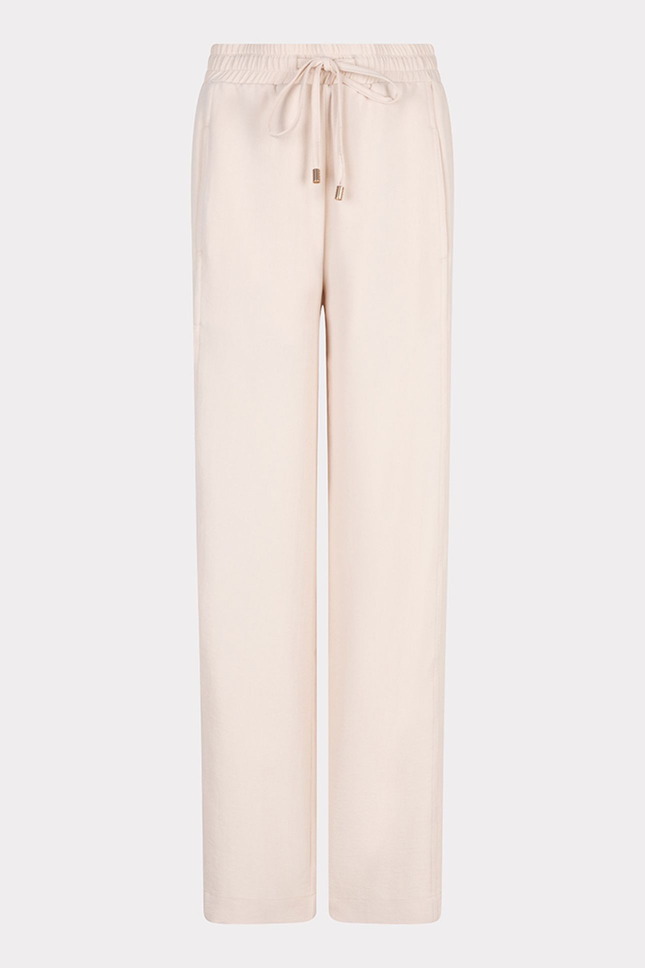 TROUSERS WIDE ELASTIC CRINKLE SAND 4