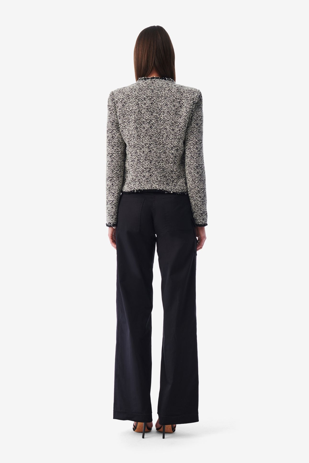 HAZELA JACKET BLACK/ECRU 3