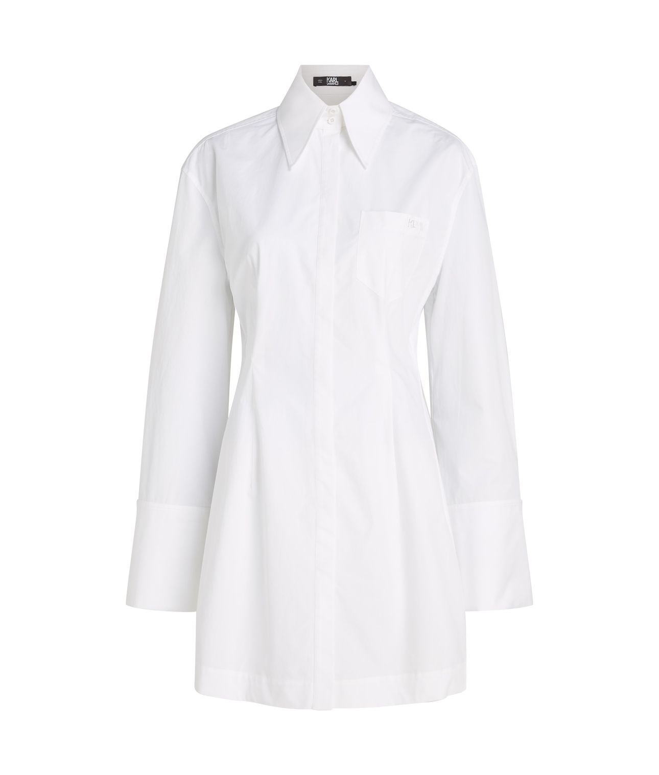 KLXAV POPLIN SHIRTDRESS WHITE 3