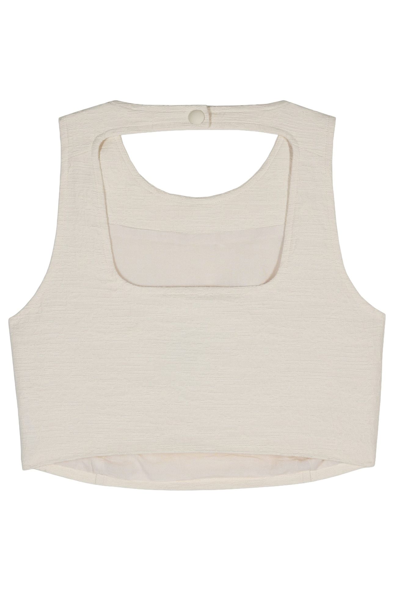 TOP HOODY ECRU 2