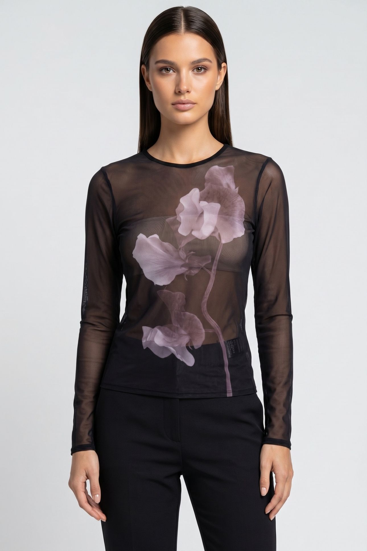 SOLANGE MESH TOP BLACK 1