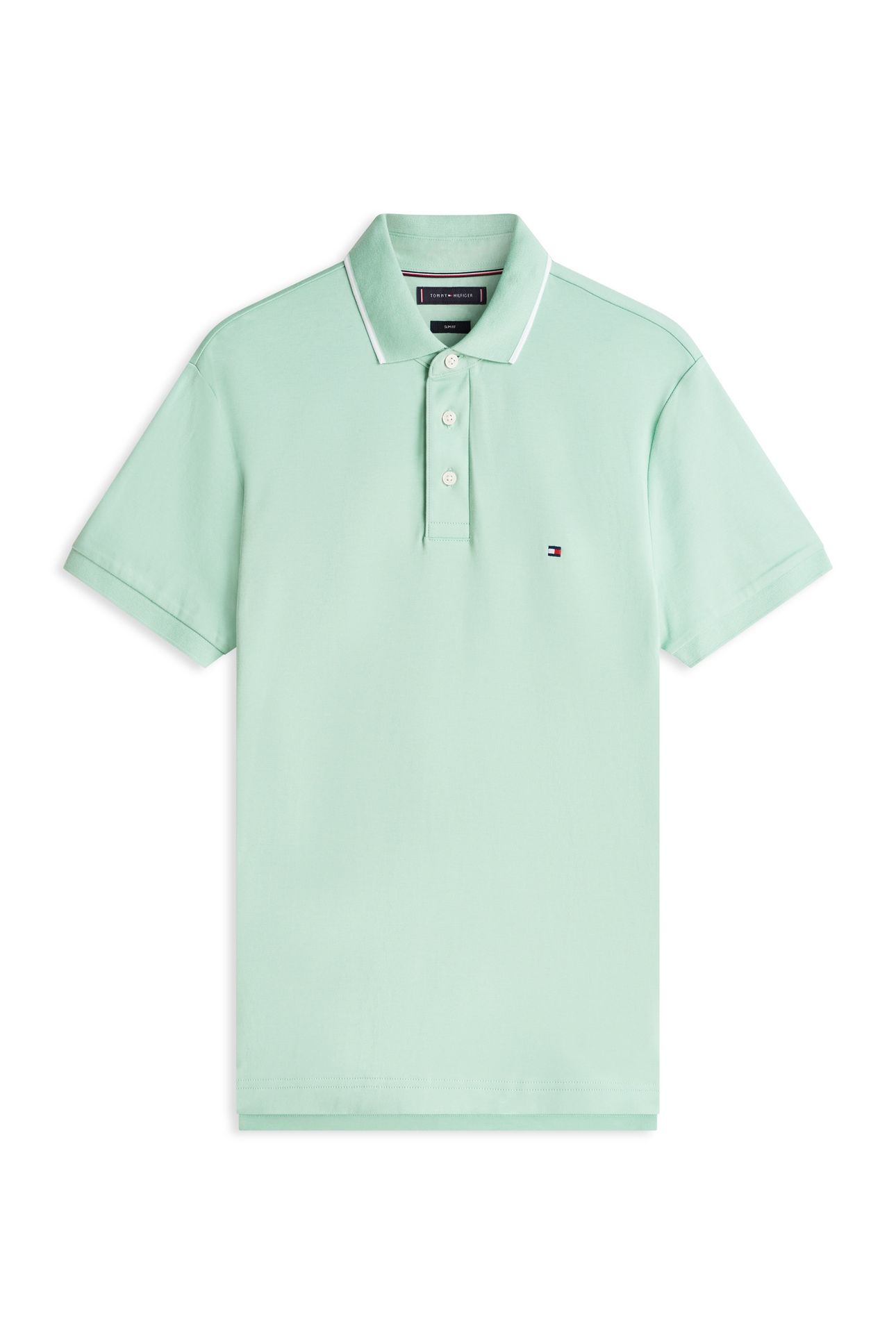 LIQUID COTTON TIPPED POLO CRUSHED MINT 4