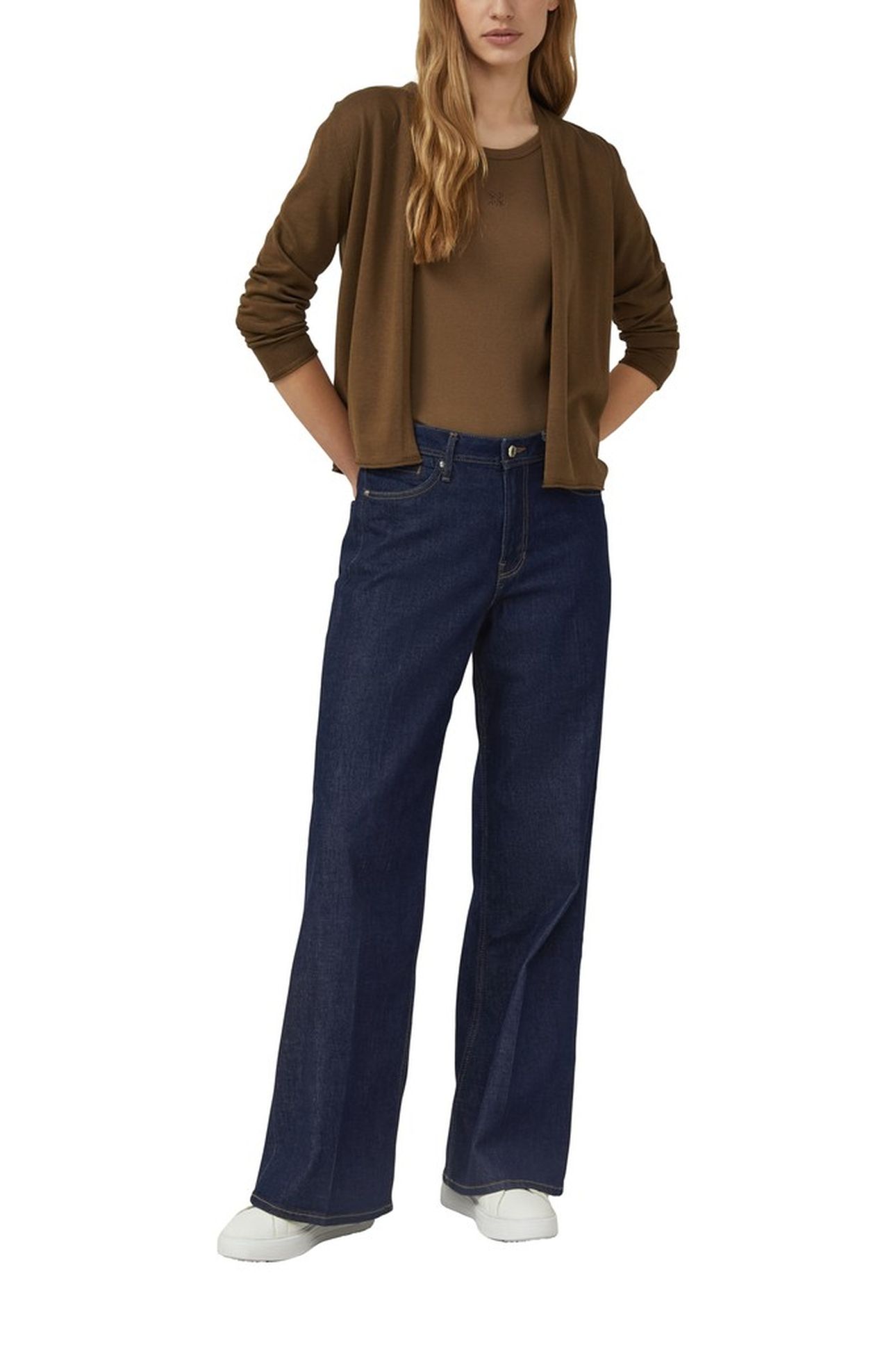 S.OLIVER CARDIGAN DARK BROWN 2