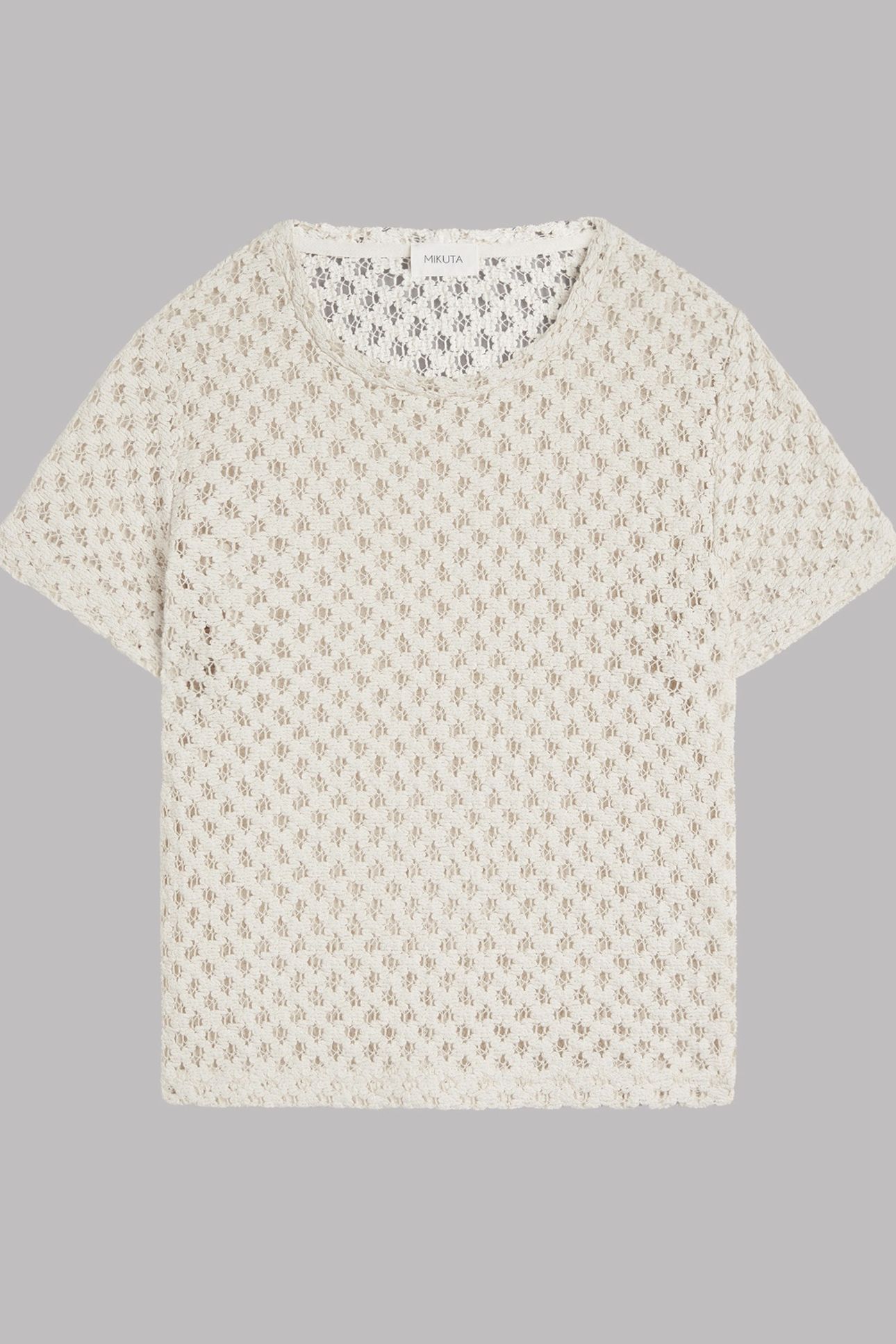 THE ECRU CROCHET T-SHIRT 3
