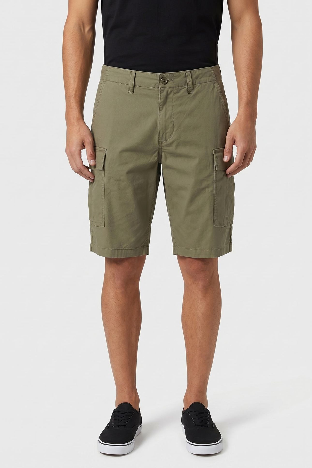 TWILL CARGO SHORT MEDIUM GREY 2