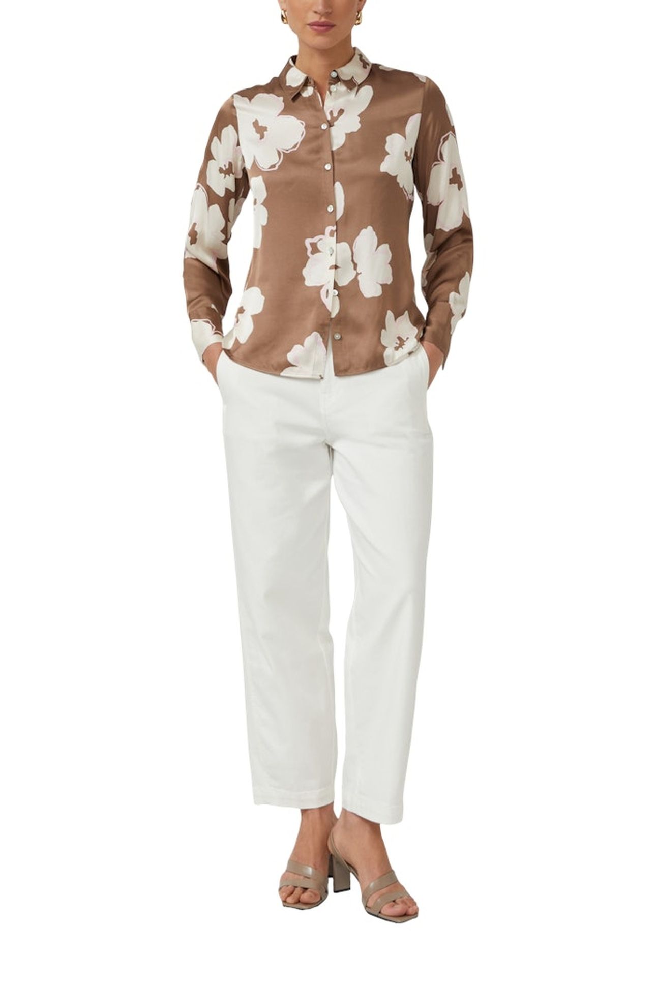 S.OLIVER BLOUSES BROWN 2