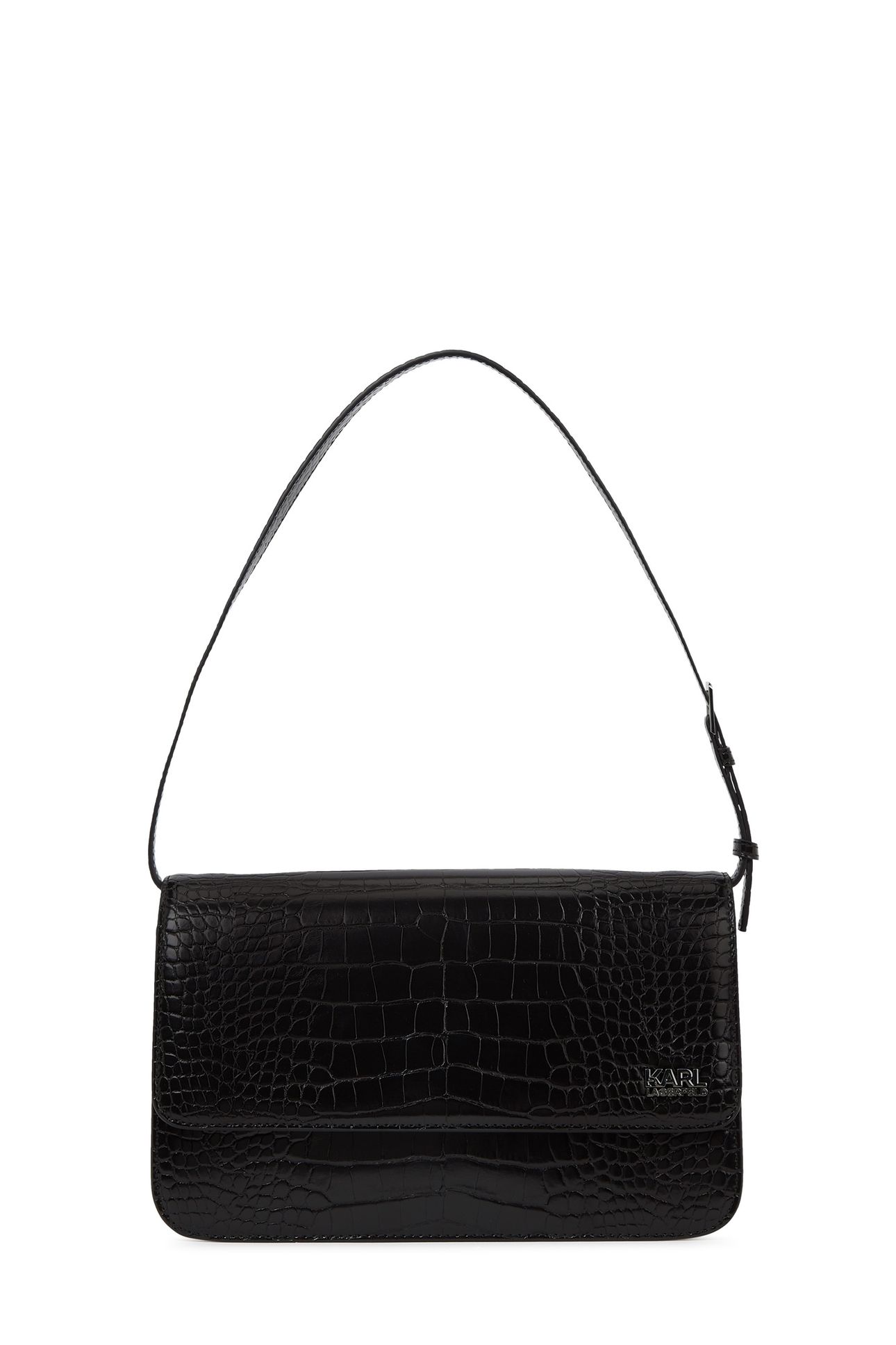 K/KORE CROCO SHOULDER BAG BLACK 1