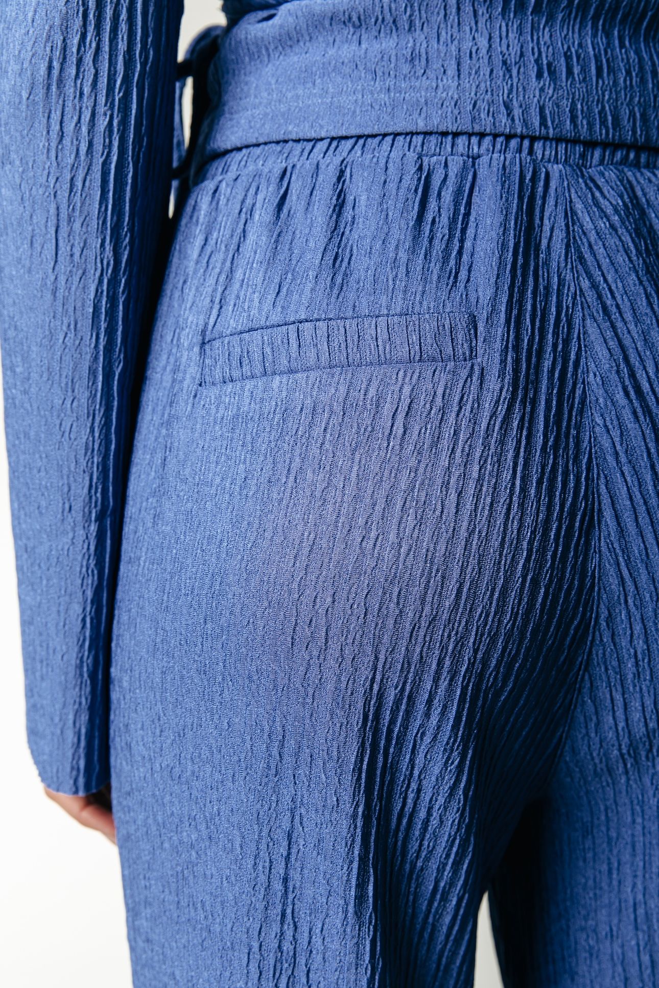 MELODY STRUCTURE STRAIGHT PANTS RAIN WASHED BLUE 6