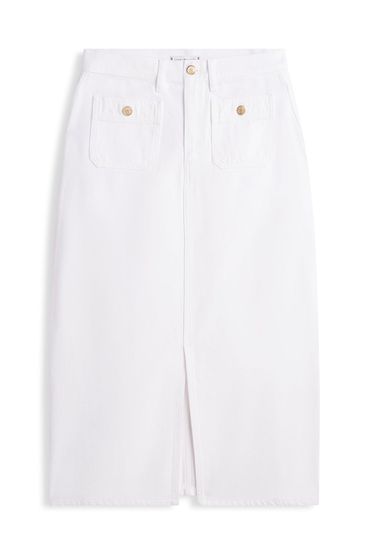 DENIM WHITE MIDI STRAIGHT JEANS OPTIC WHITE 4