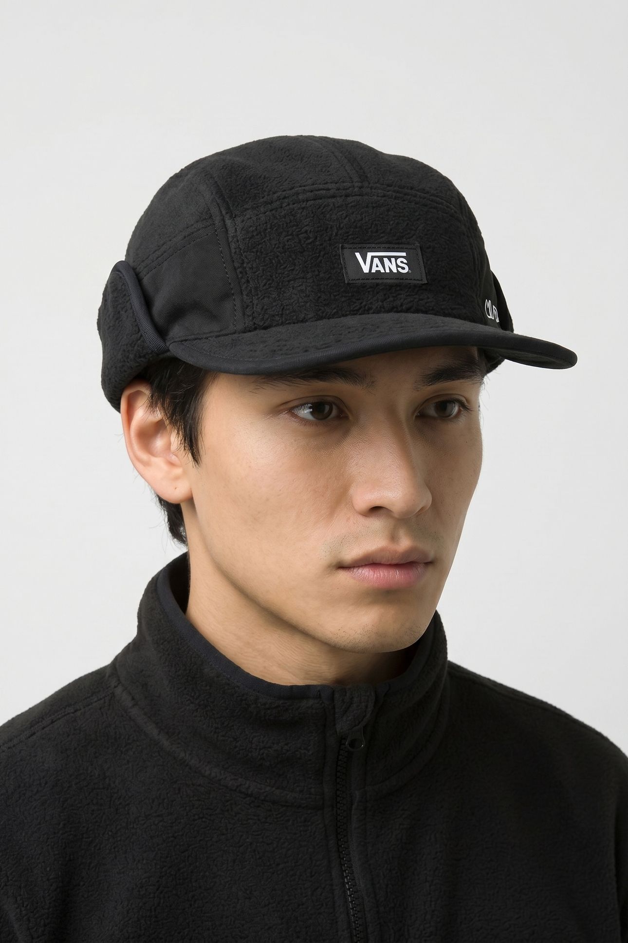 UNISEX MTE WINDSTOPPER POLARTEC EARFLAP HAT BLACK 1