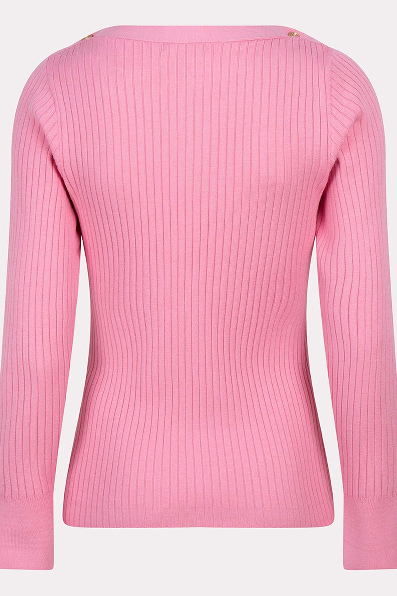 SWEATER RIB BASIC KNIT ROSE 6