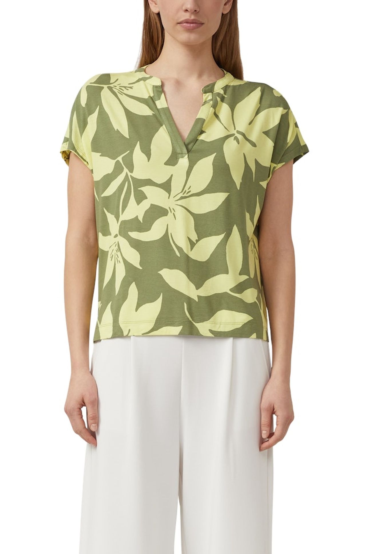 S.OLIVER T-SHIRTS DARK GREEN 1