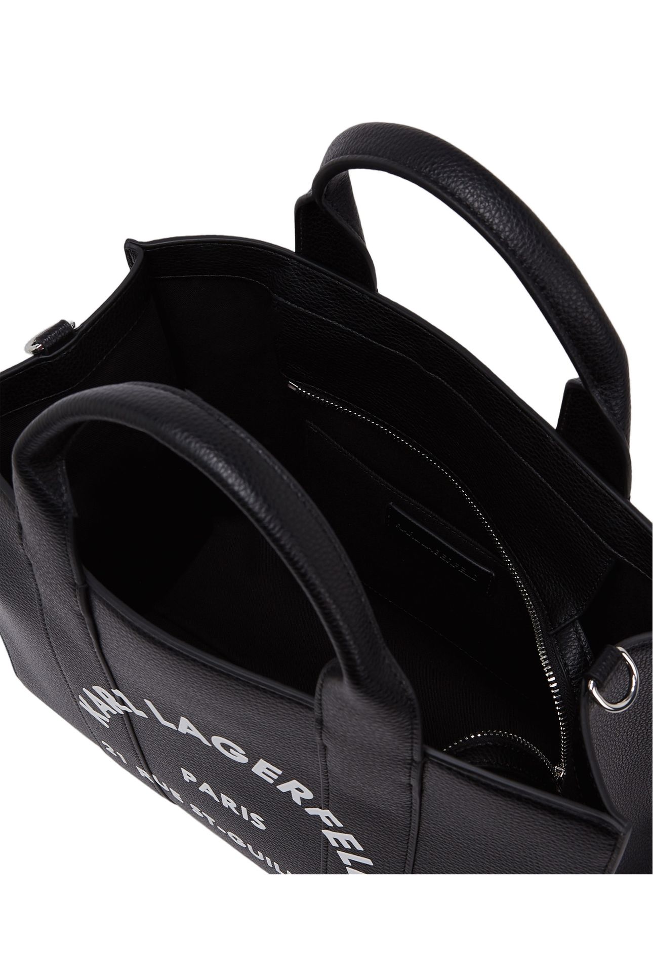 K/RSG PEBBLE SQUARE MED TOTE BLACK 3