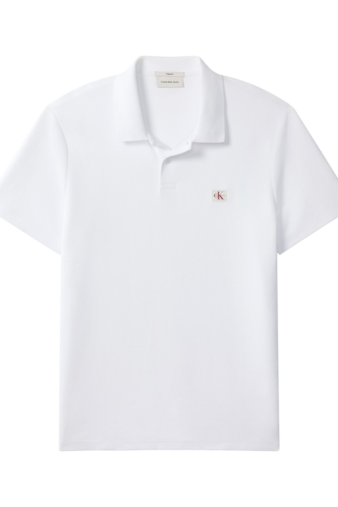 SHORT SLEEVE MICRO WAFFLE CLASSIC TEE BRIGHT WHITE 3