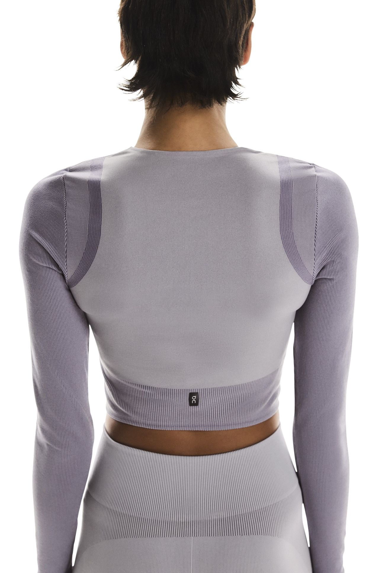 STUDIO KNIT LONG-T CROP 1 LILAC | COSMOS 2