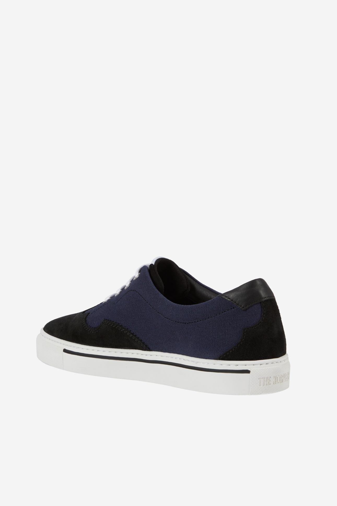 LOW-TOP CANVAS SNEAKERS NAVY 2