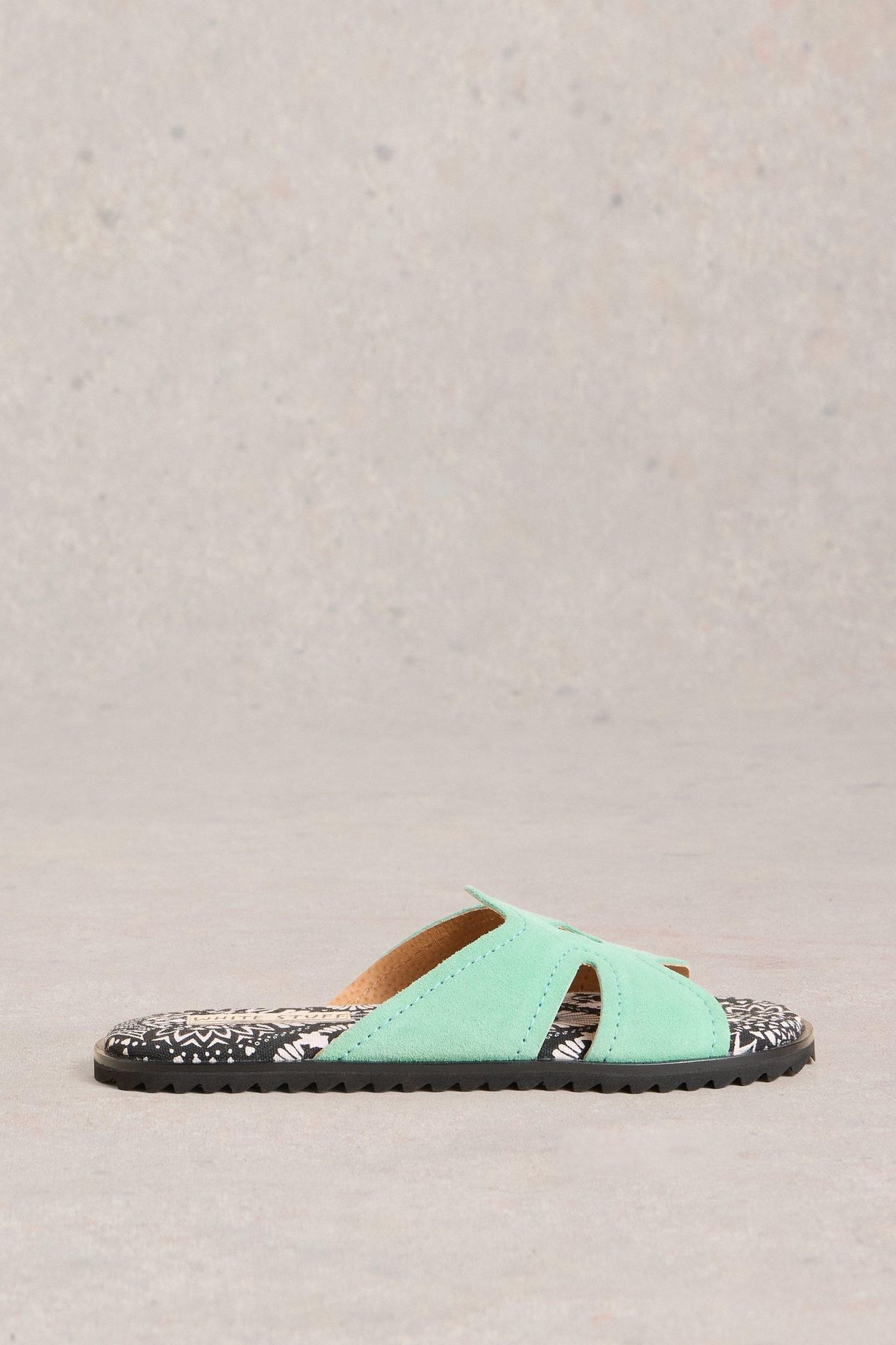 FLORAL FLIP FLOP SANDAL BRIGHT BLUE 1