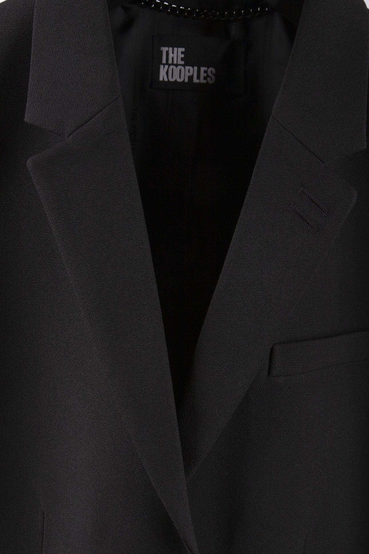 CLASSIC JACKET WITH 2-BUTTON DETAILS BLACK 4