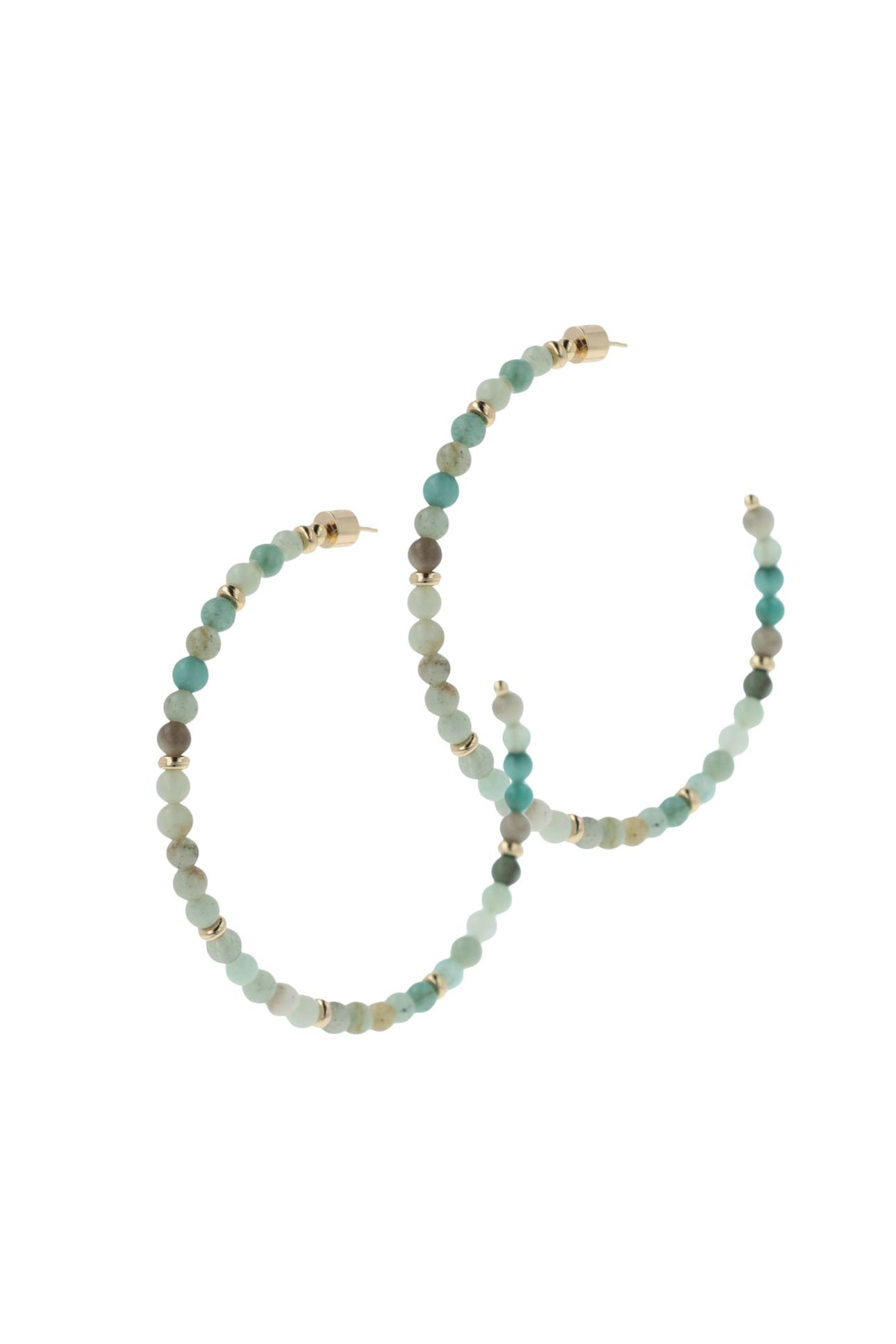 MARBLE HOOPS GREEN, WHITE 2