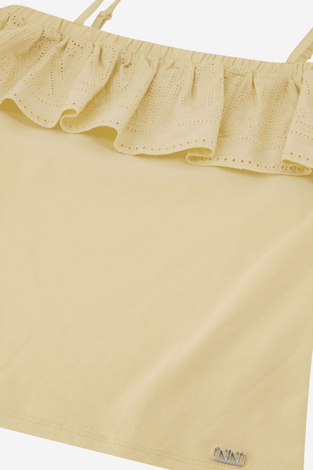 SHANTIE RUFFLE TOP SOFT YELLOW 5