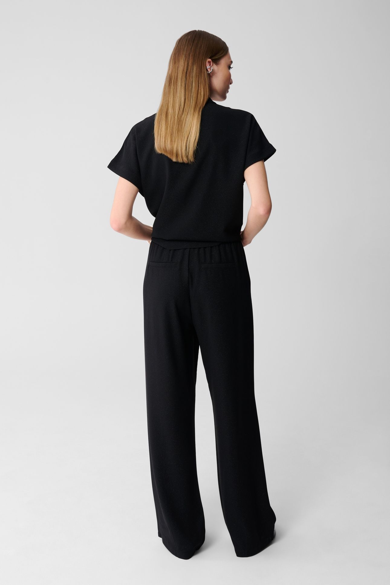 LA-SBGLITTER WIDE LEG BLACK 2