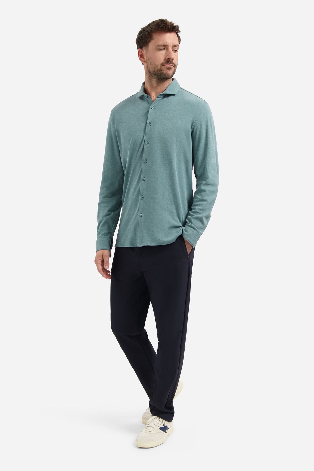 SHIRT JERSEY TWILL SEABLUE 3