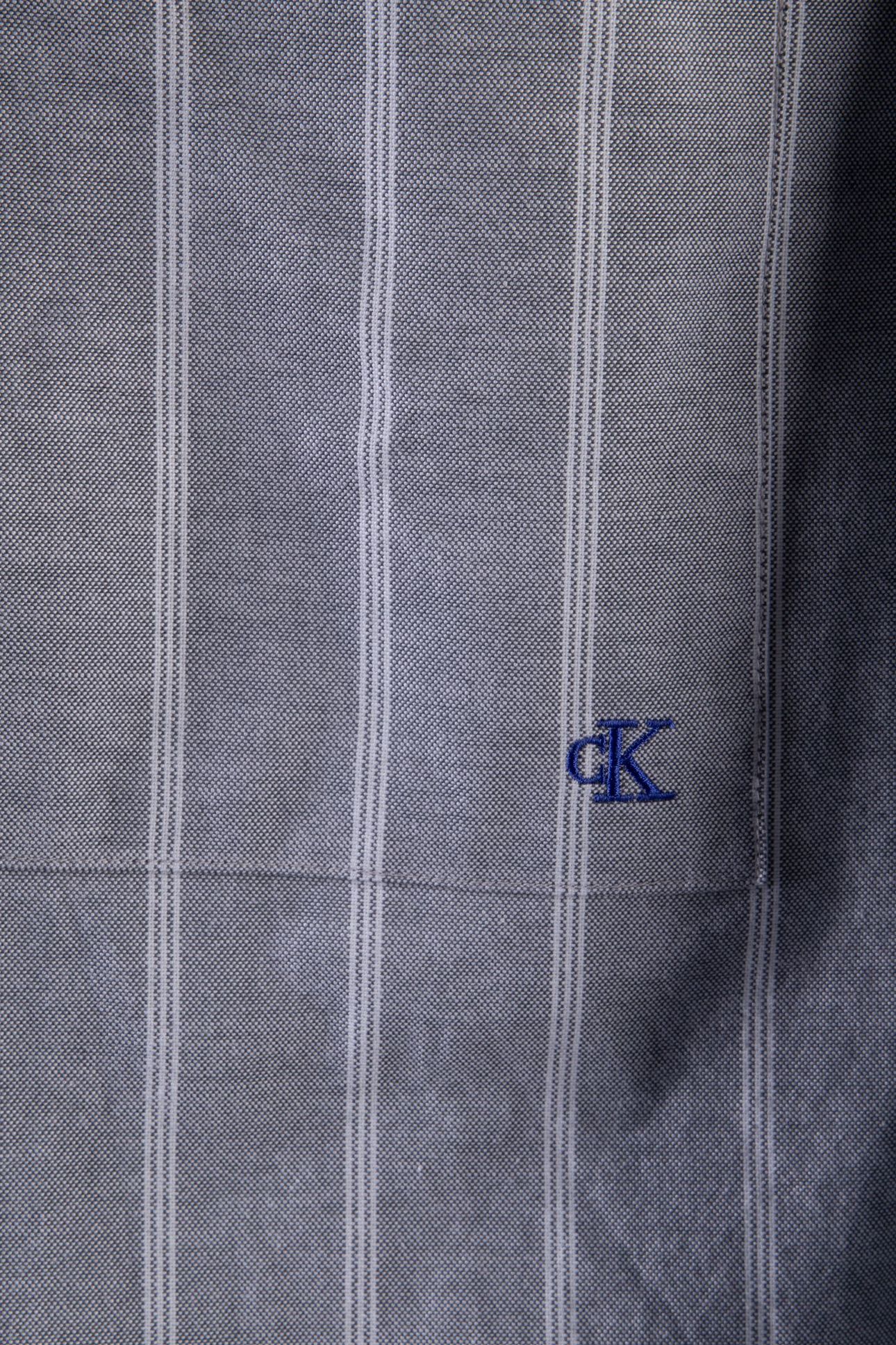 LS STRIPE OXFORD SHIRT HARLEM NIGHT BLUE 4