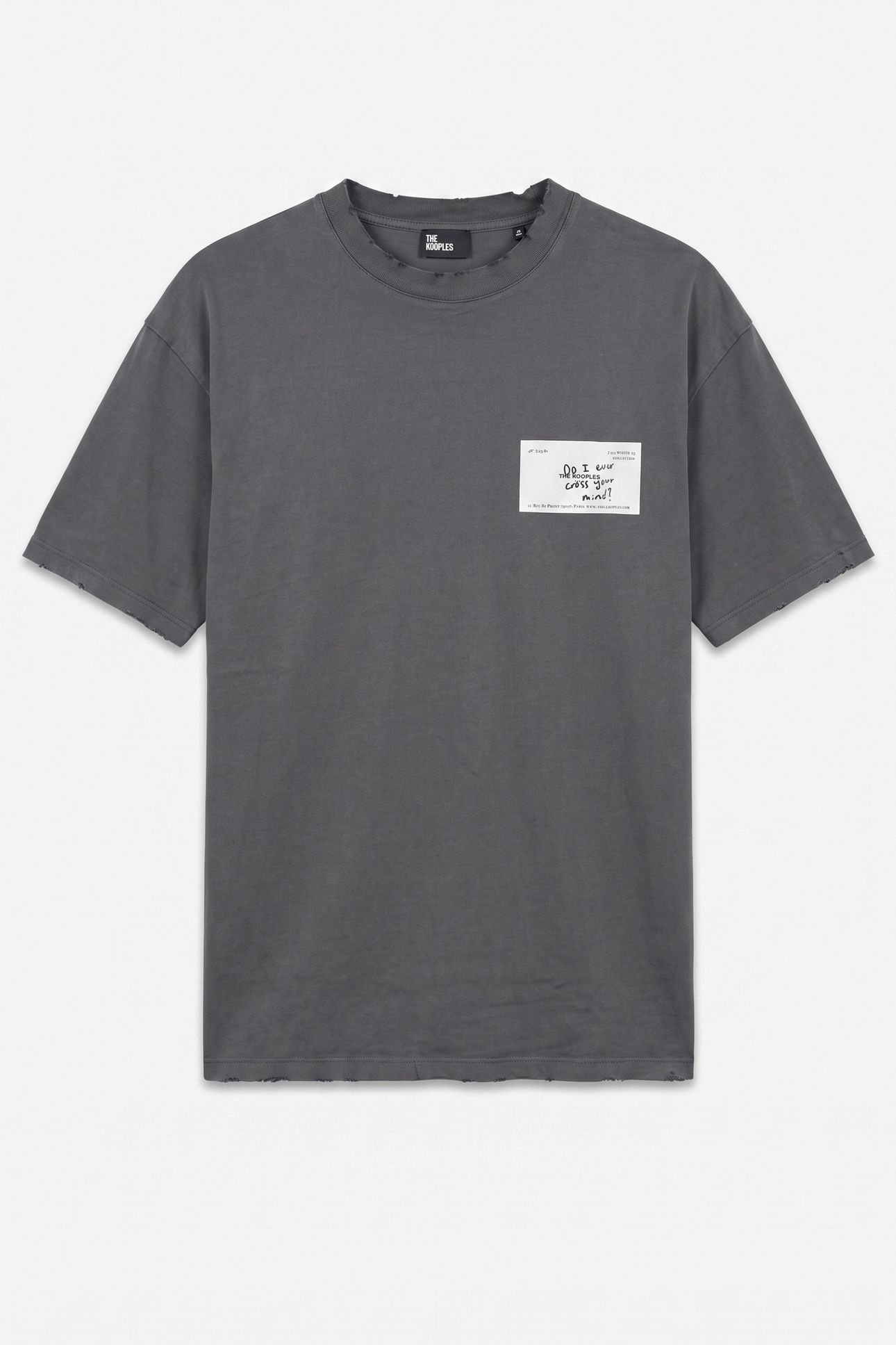 SHORT-SLEEVED T-SHIRT WITH PRINT DARK BLUE 3