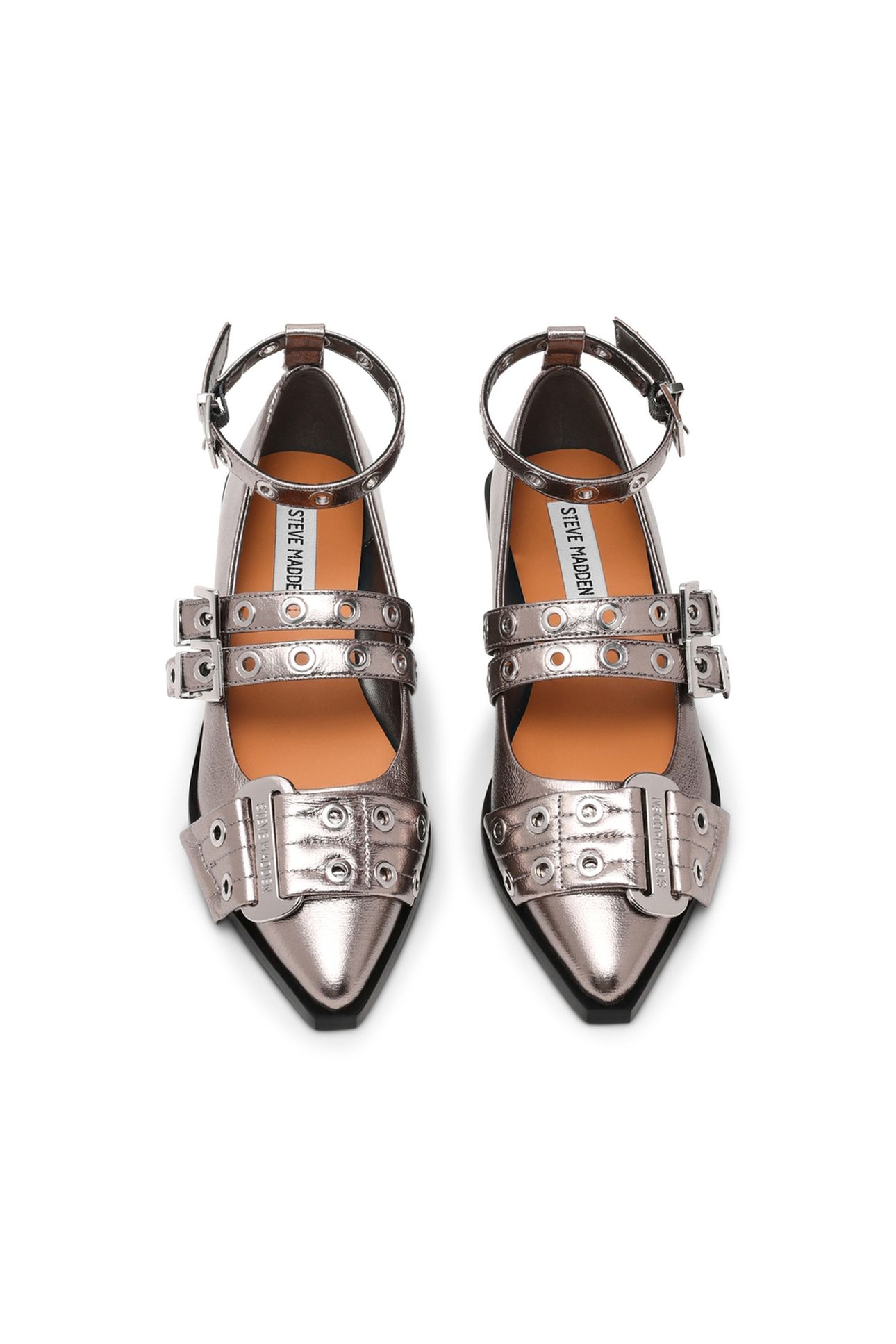 GRANDER FLAT SHOES PEW CRINKLE 4