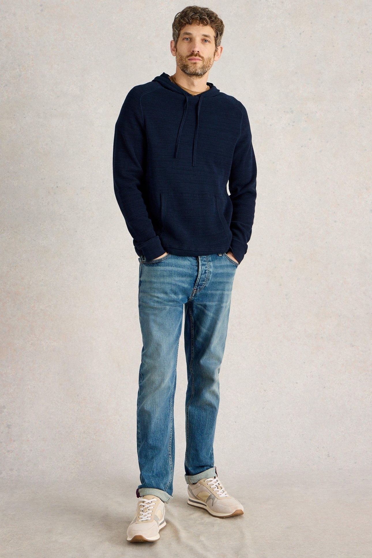 ATTADALE HOODED JUMPER DARK NAVY 1
