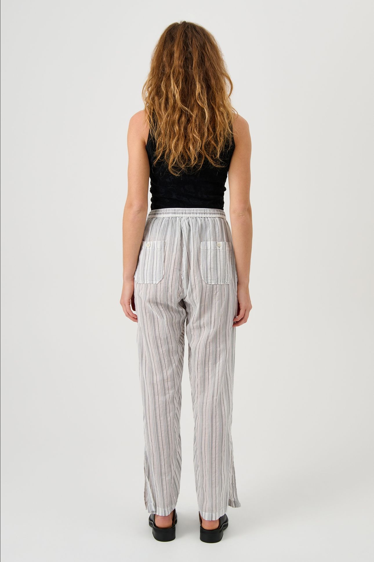 ROBERTA PANTS BLACK STRIPE 1