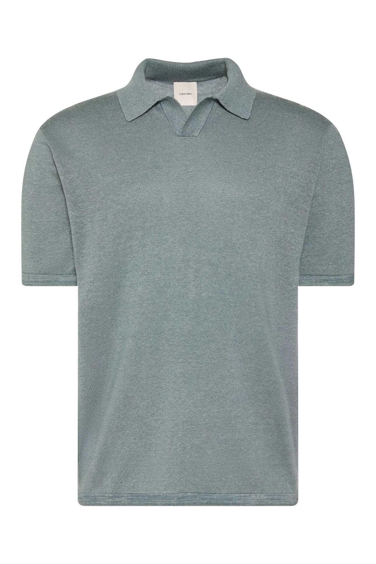 SS LINEN BLEND JOHNNY SWEATER FROSTED SPRUCE 3