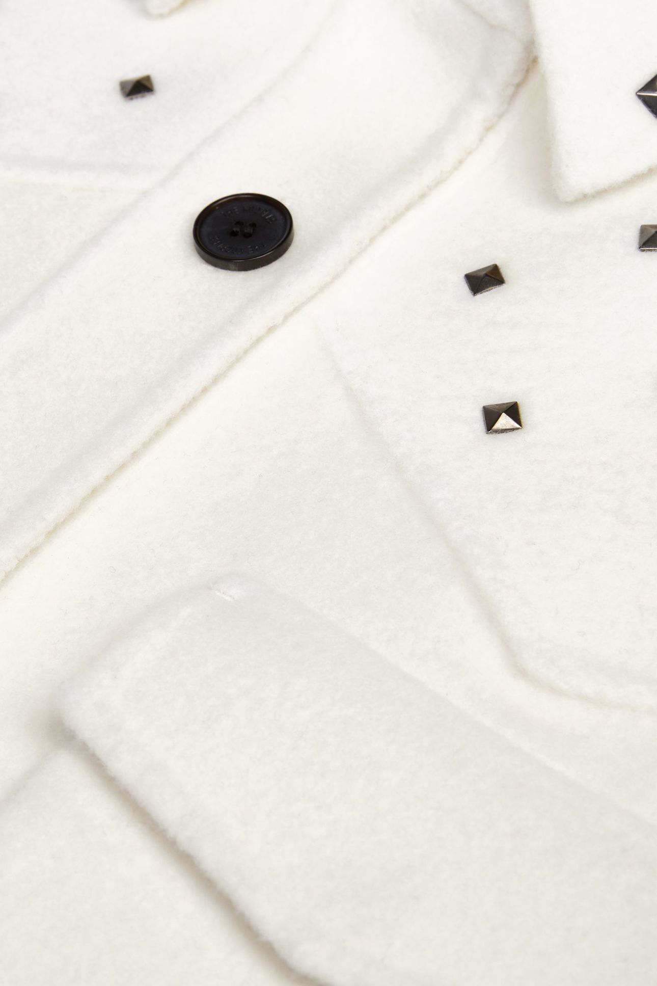 BLOUSON DOUBLE FACE DETAILS STUDS ECRU 5