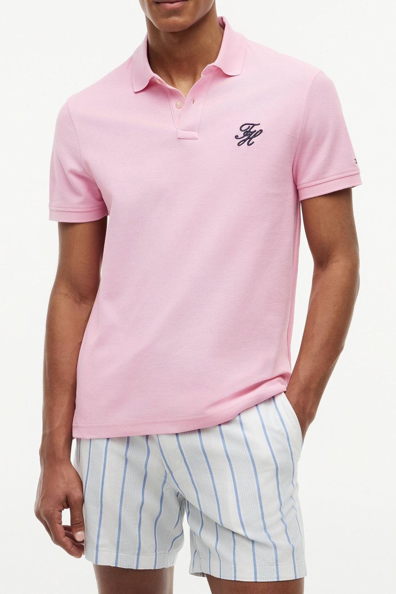 TH SCRIPT REGULAR POLO CLASSIC PINK 2
