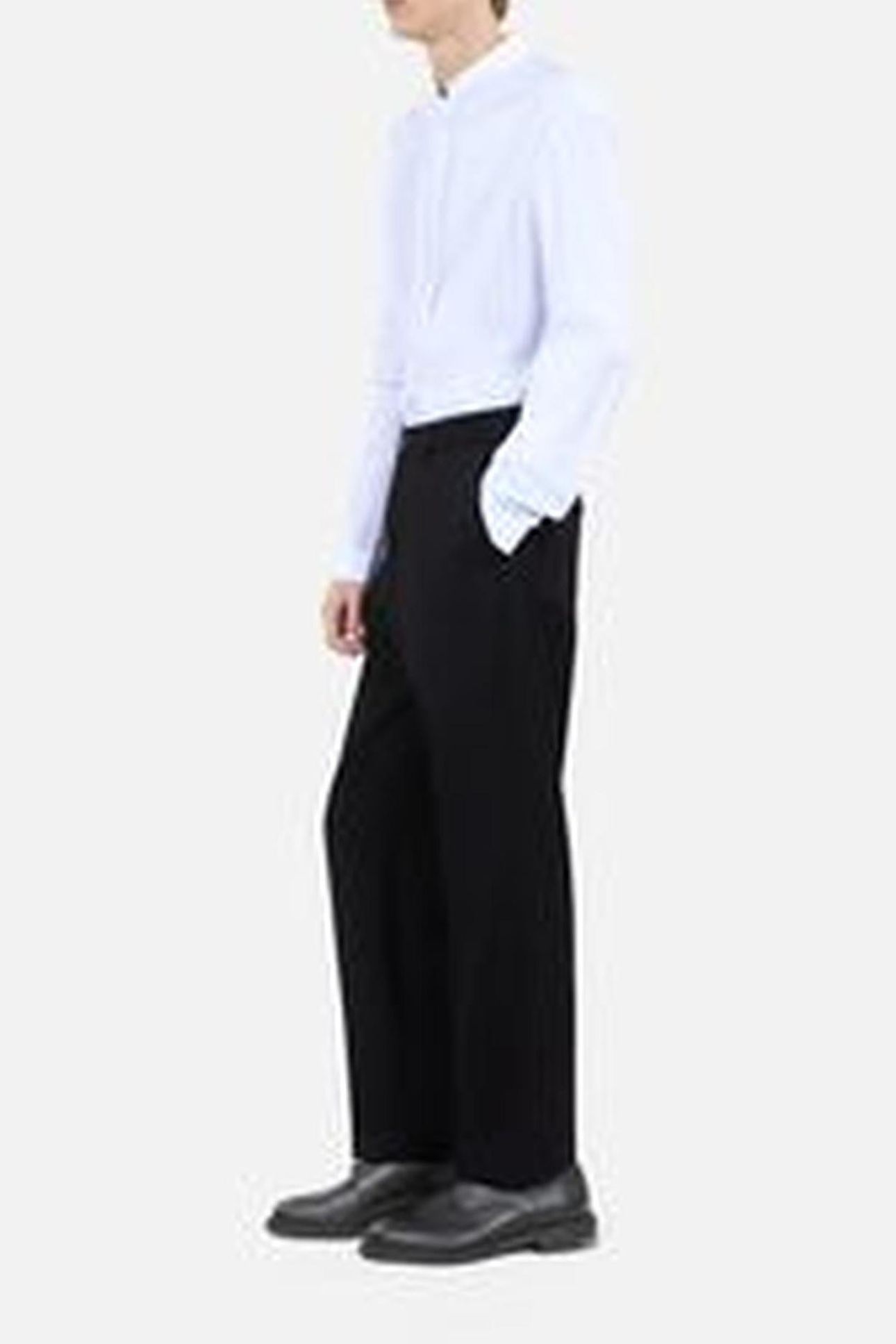TROUSERS WITH PATCH POCKETS ON THE BACK BLACK 7