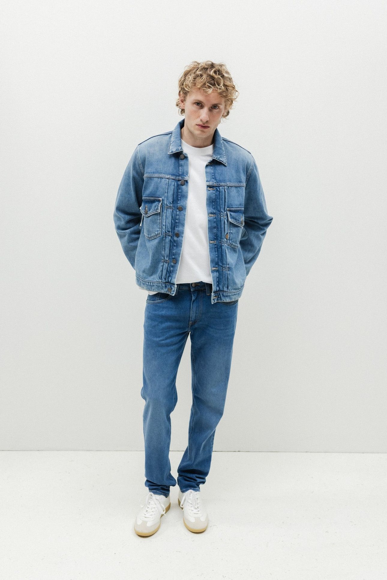 DUNN LOW TAPERED PURE BLUE 2