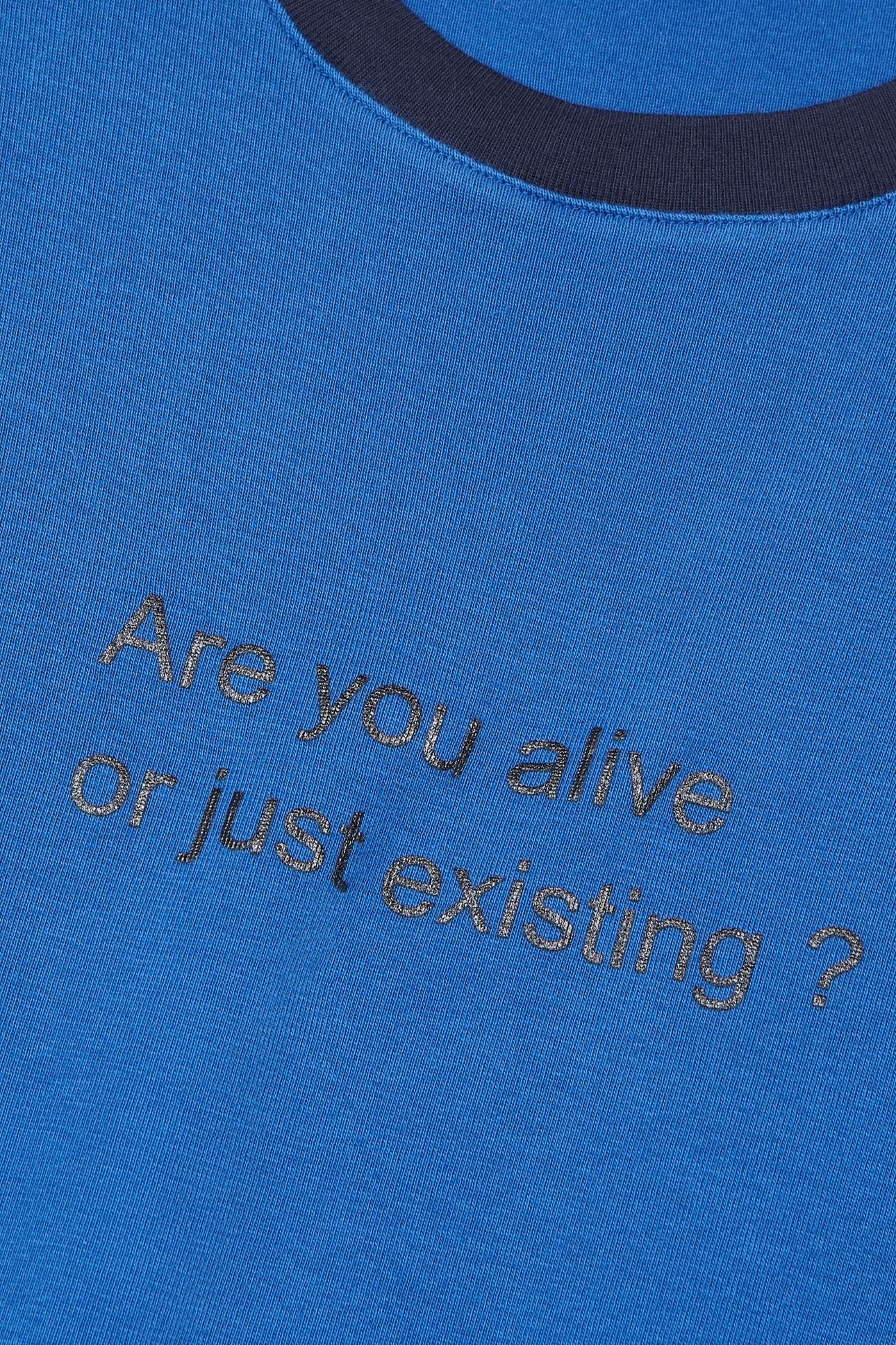 SHORT-SLEEVED T-SHIRT WITH PRINT ON THE FRONT BLUE BRUT 6