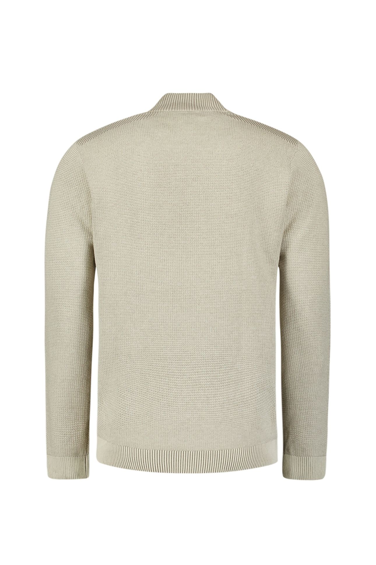 PULLOVER HALF ZIP PLATED STRUCTURE KNIT KIT 6