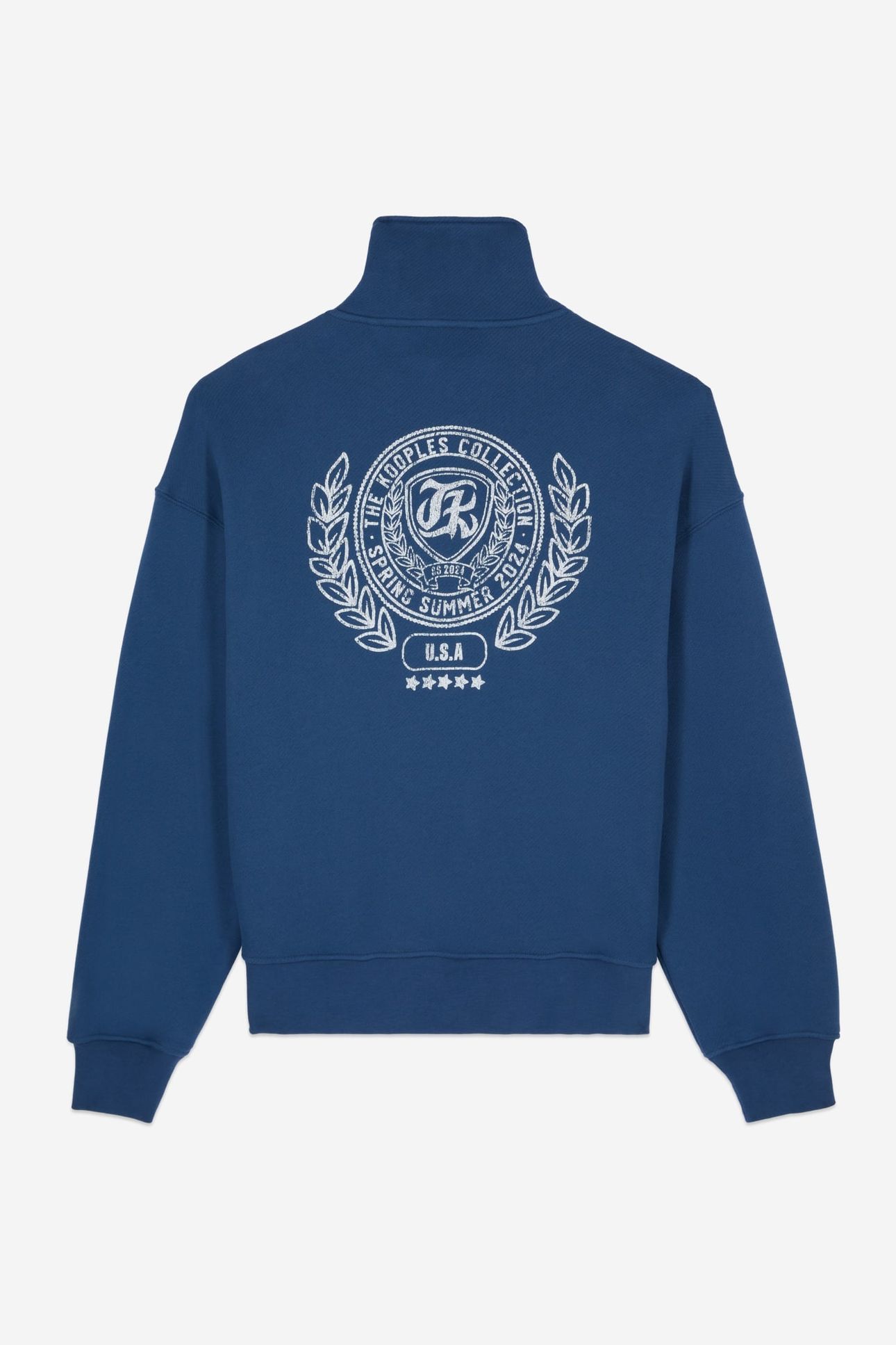 SWEATSHIRT A COL ZIPPE MIDDLE NAVY 6