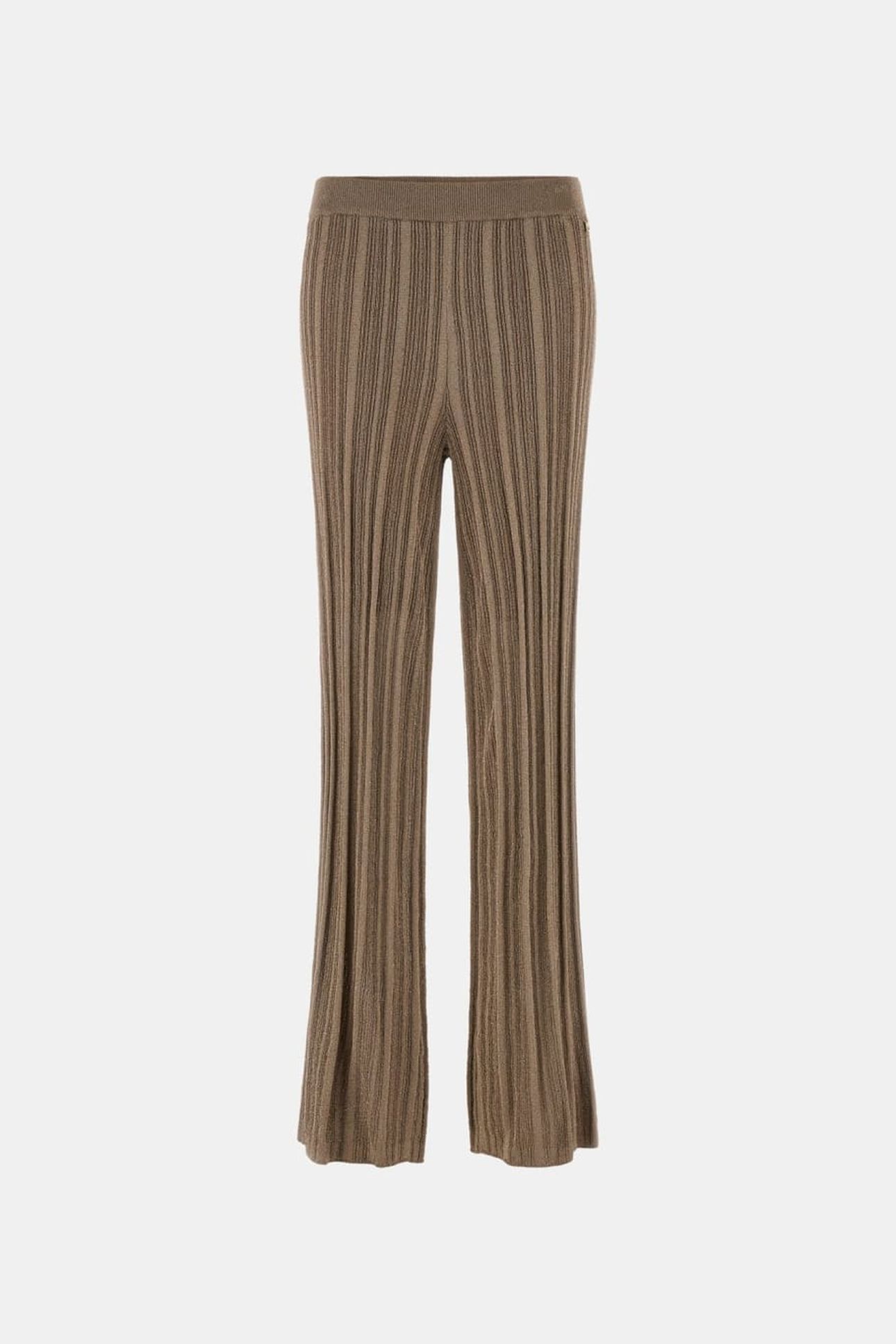 GIA RIBBED SWTR PANT NATURAL ALMOND + GOL 5