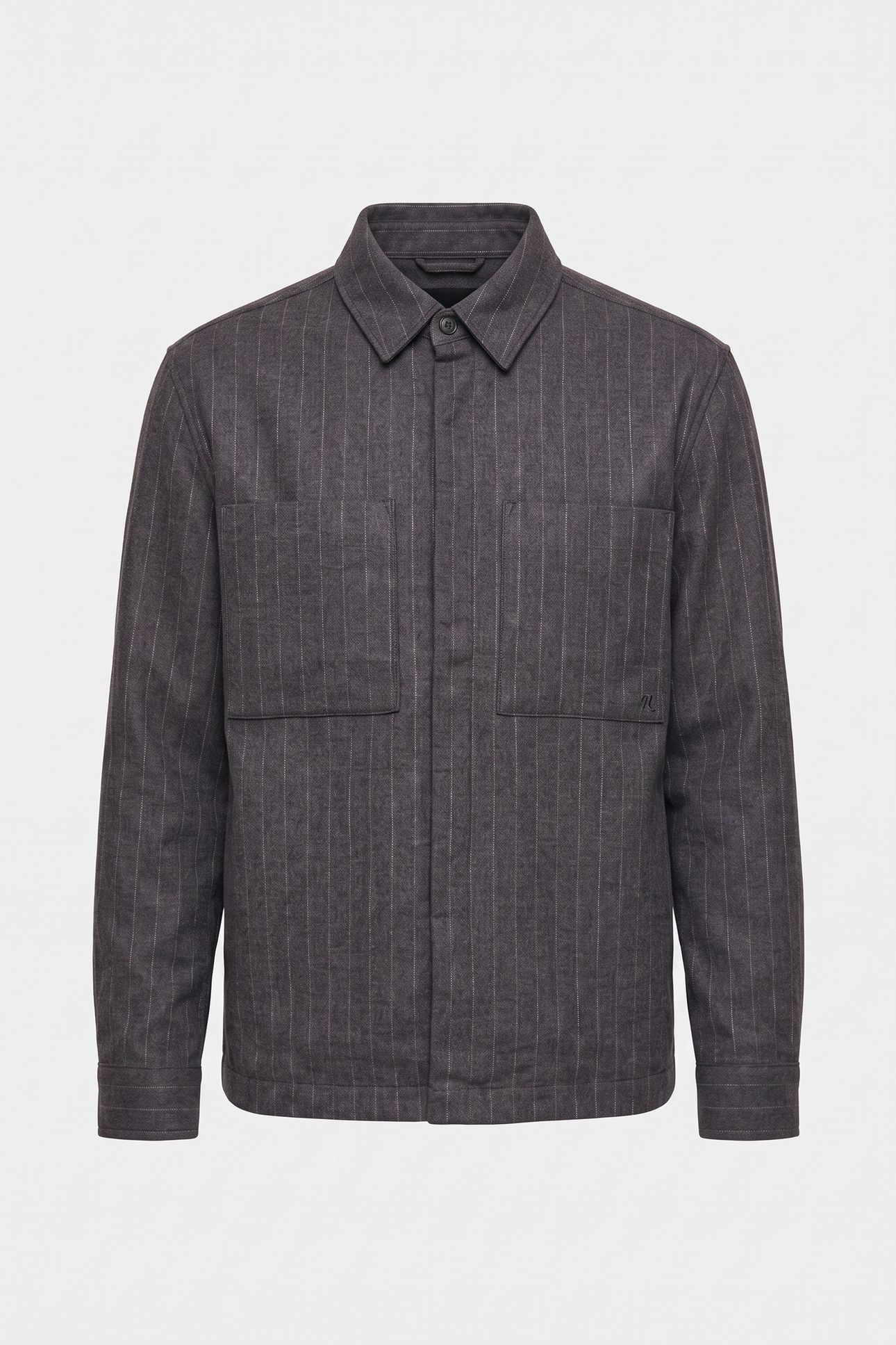 LS TWILL FILLED JACKET CHARCOAL HEATHER 3