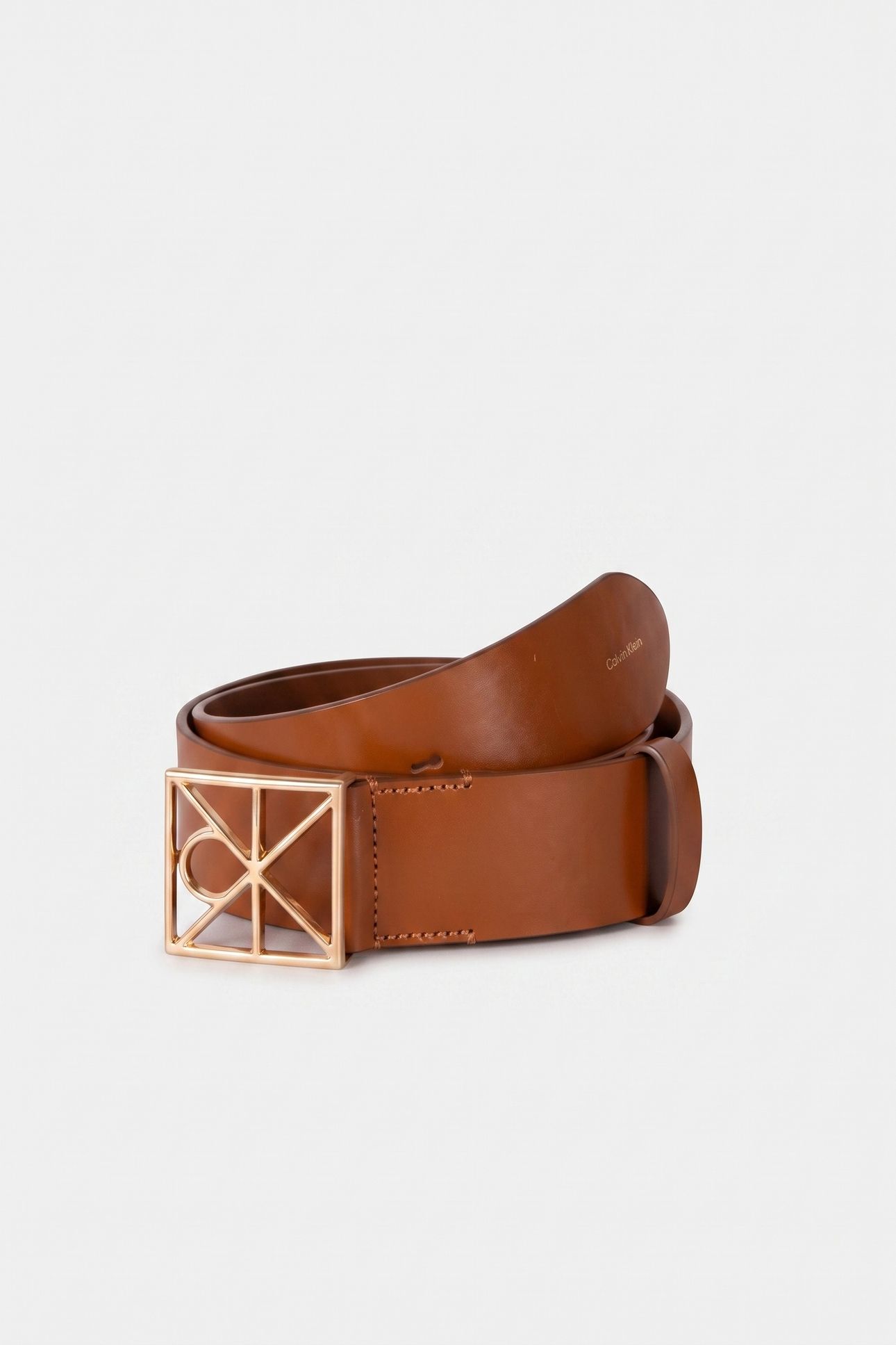 EMBLEM BUCKLE 50MM SMOOTH BELT ARGAN OIL 1