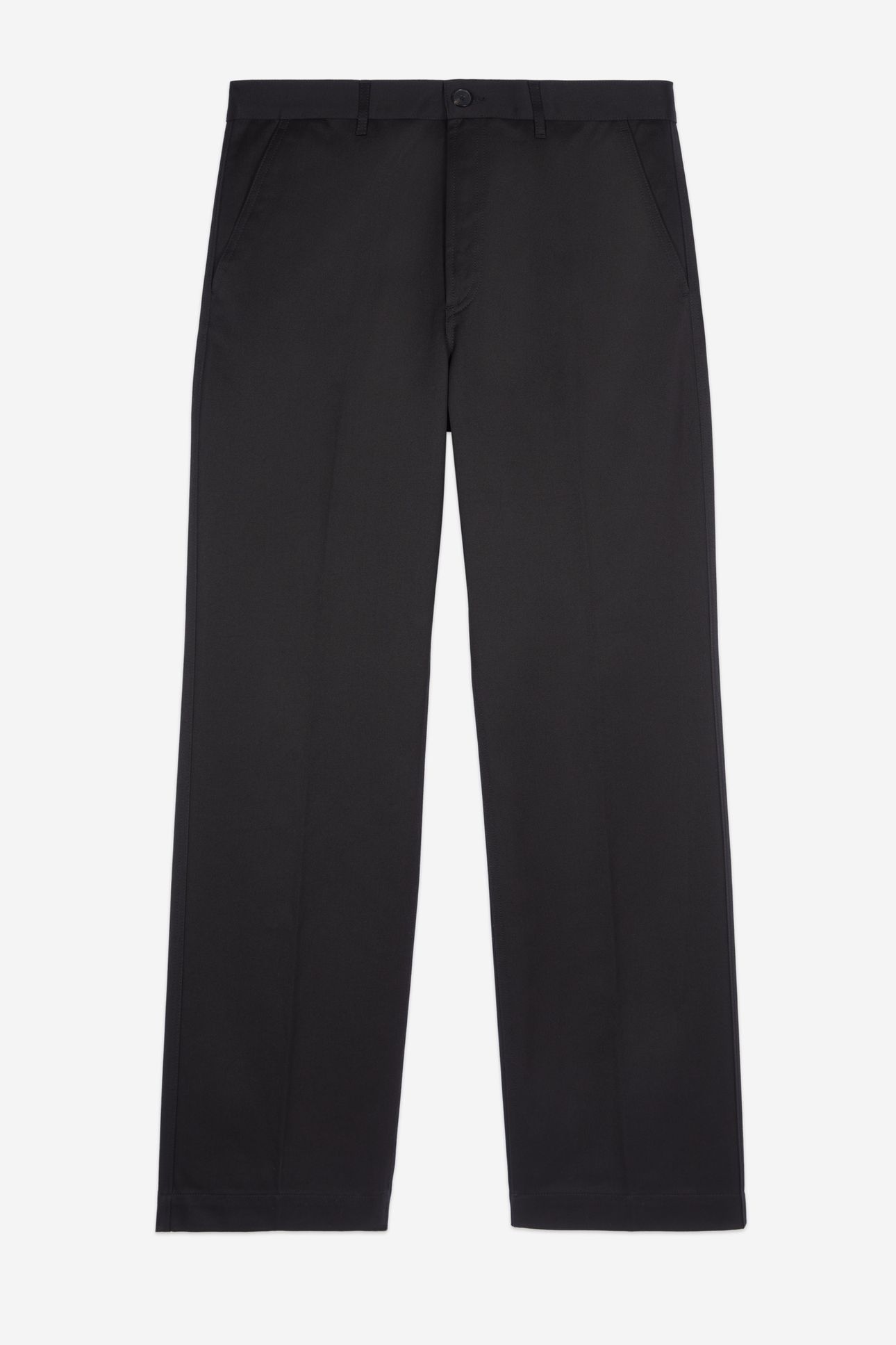 WIDE-LEG TROUSERS WITH EMBROIDERY AND RIVET BLACK 3