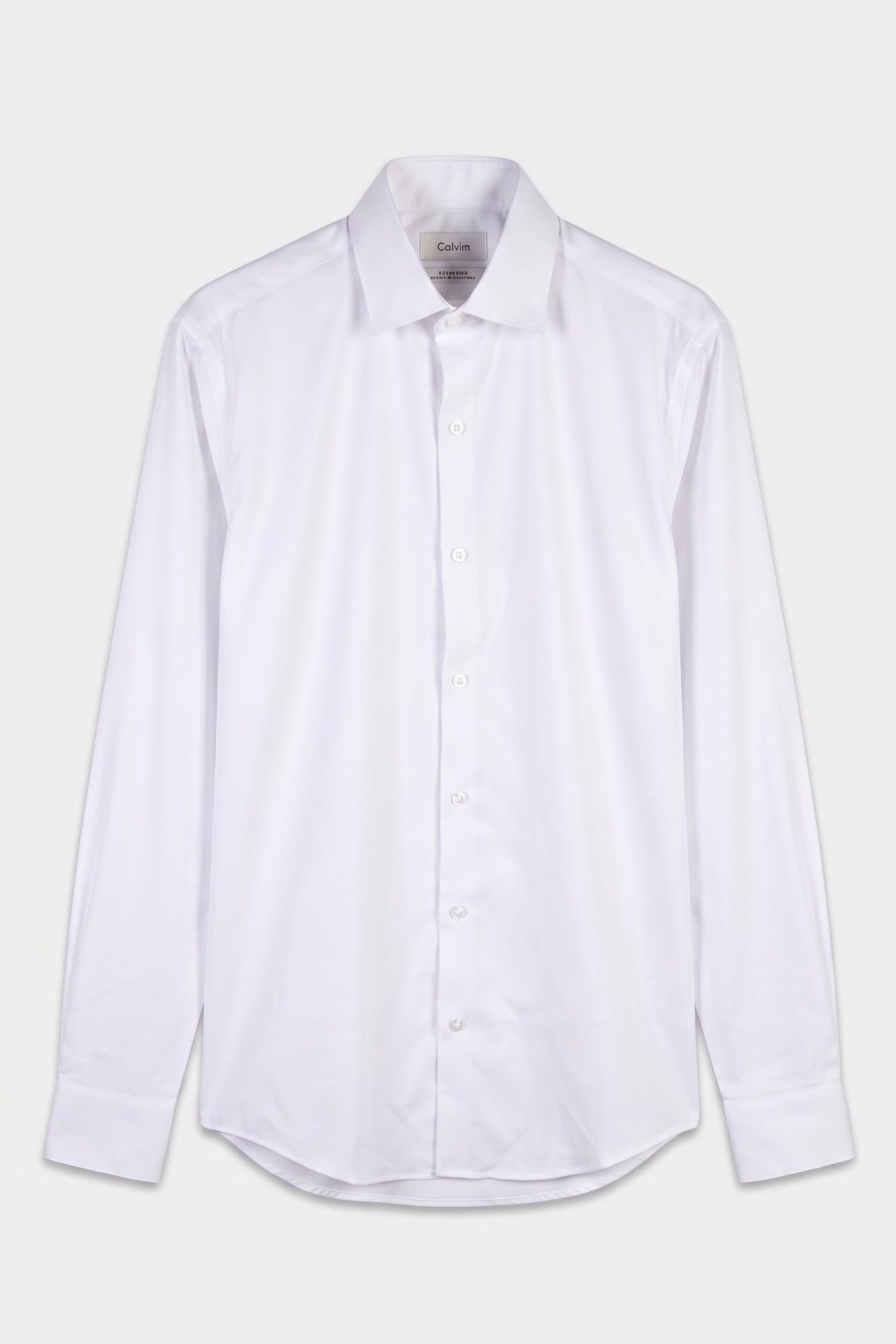 SLIM ESSENTIAL TWILL SHIRT WHITE 3