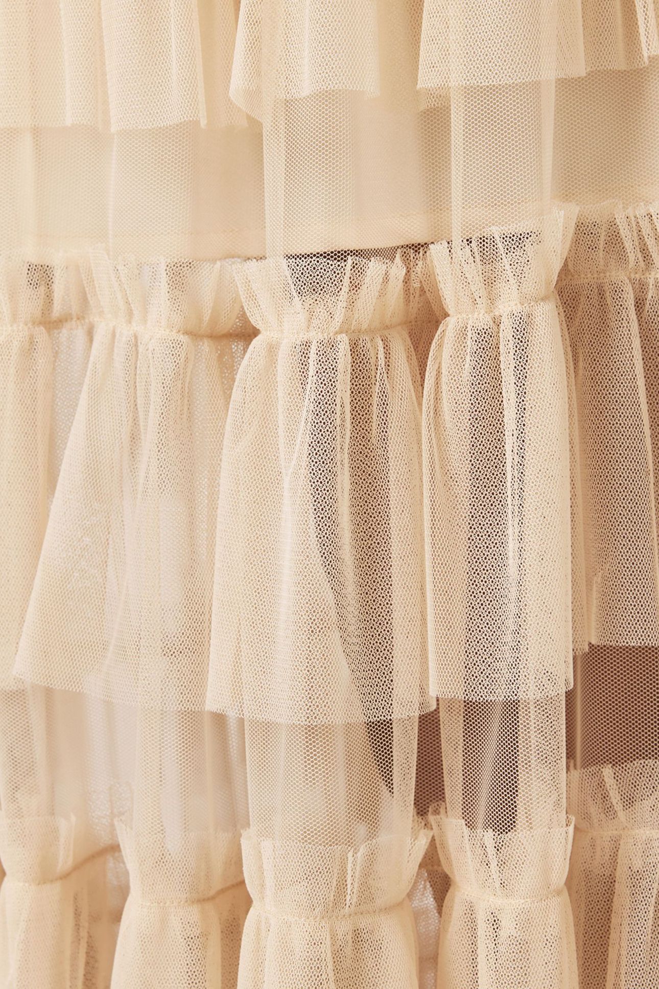 AUDE RUFFLE SKIRT BLUSH PINK 5