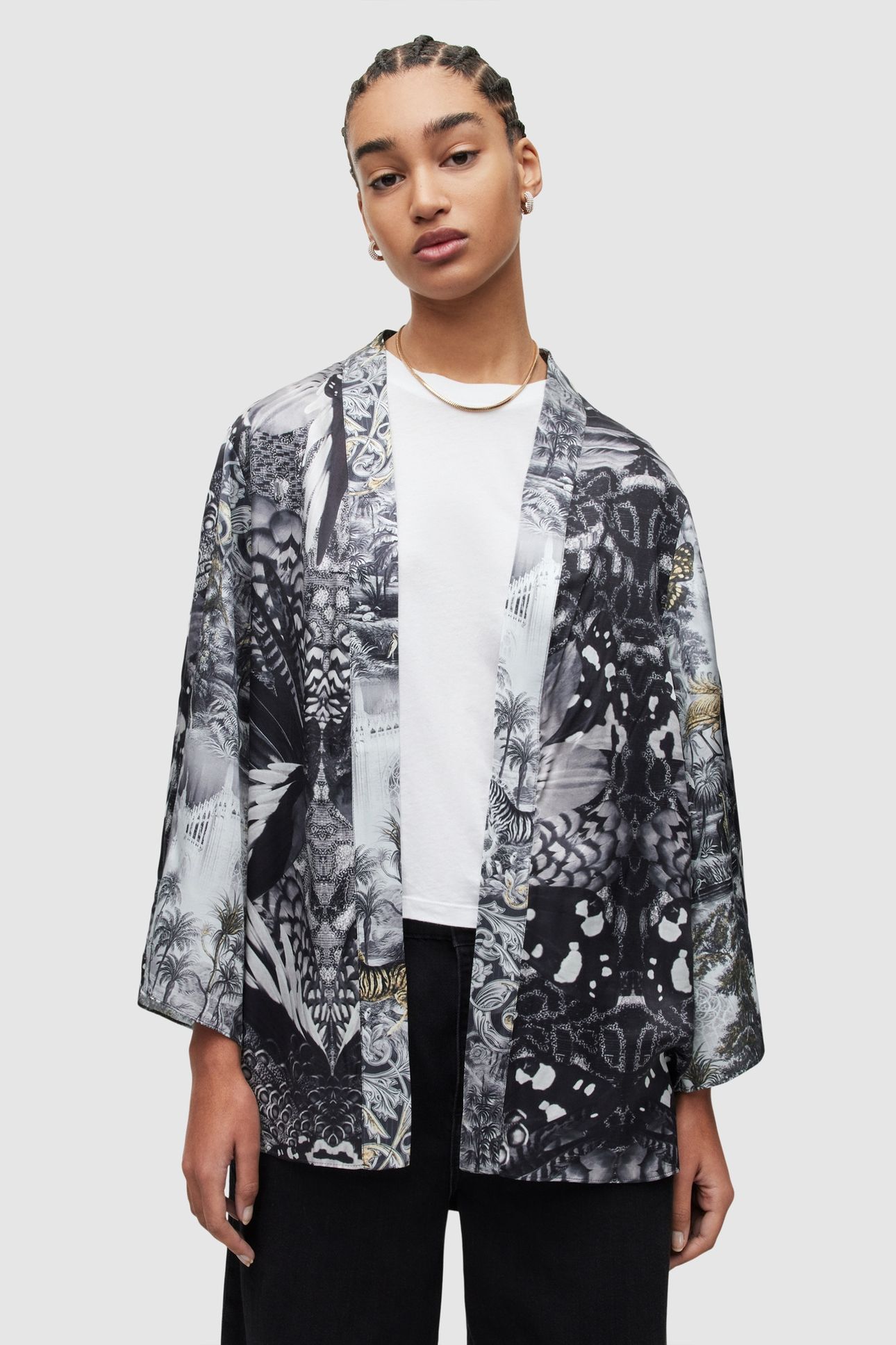 CASI GENE KIMONO BLACK 1