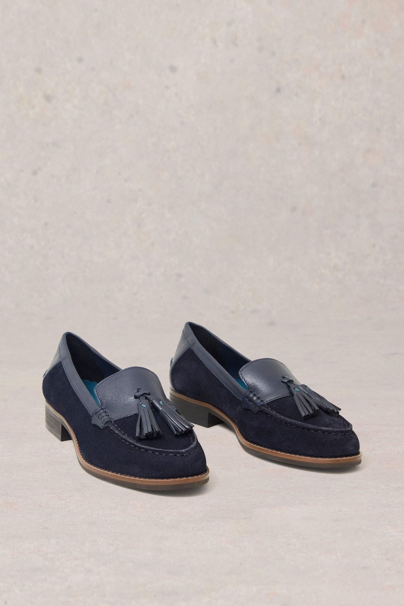 ELBA LEATHER LOAFER DARK NAVY 2