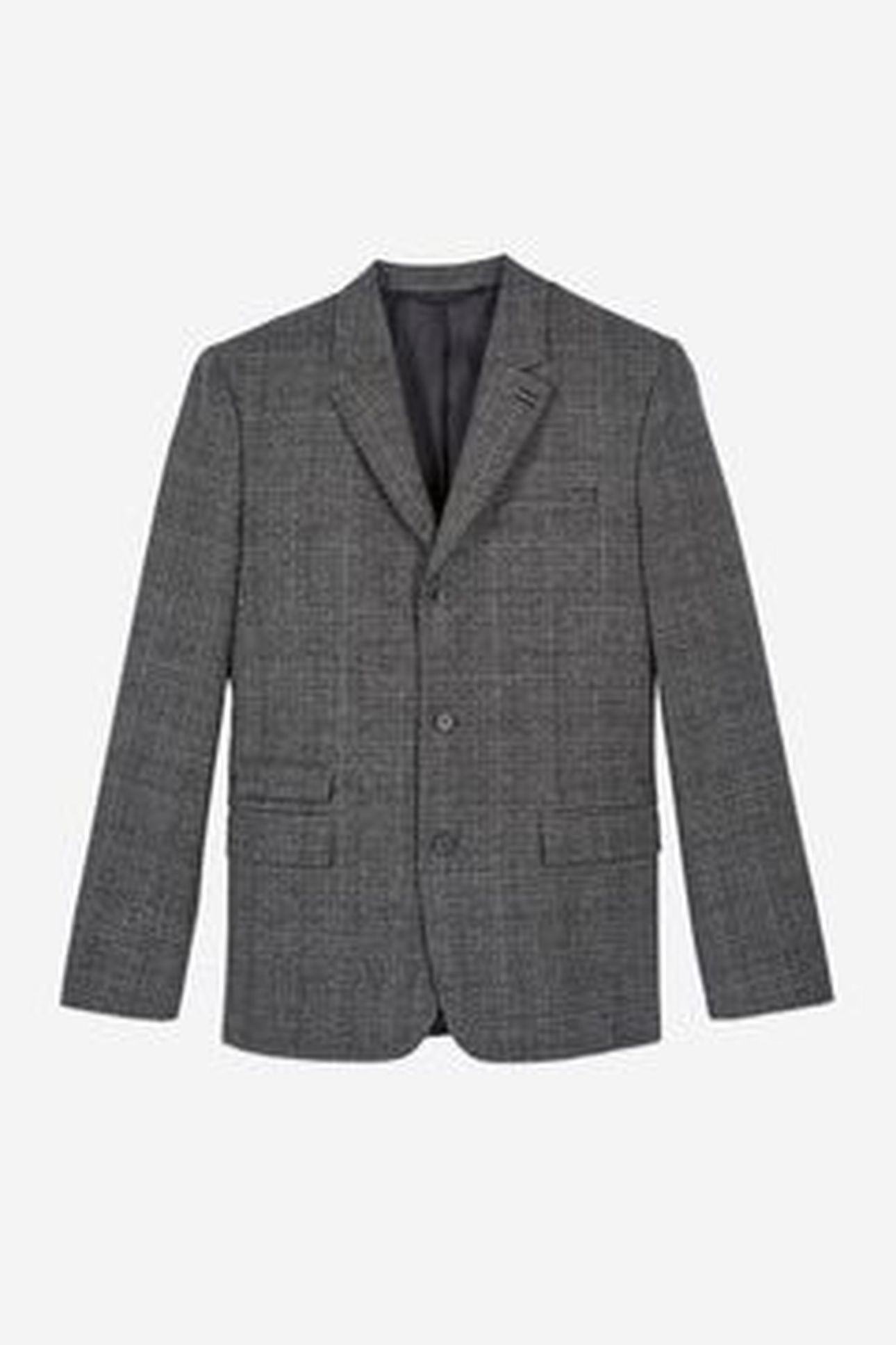 LOOSE-FITTING JACKET W 3 BUTTONS AND 3 POCKETS BROWN / BLACK 8