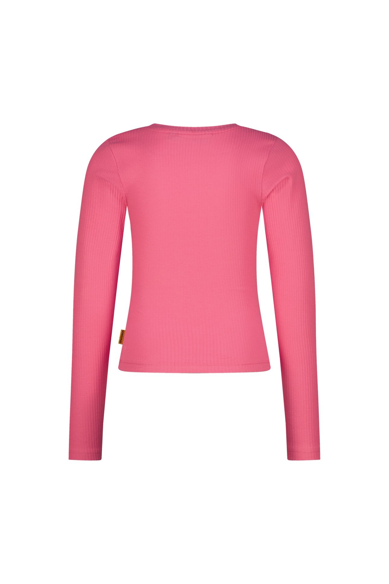 GIRLS BASIC RIB TOP T-SHIRT SANGRIA SUNSET 3